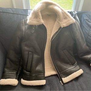 Zara men’s faux shearling coat, NWOT